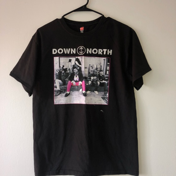 Hanes Other - Down North Band Medium Black T-shirt